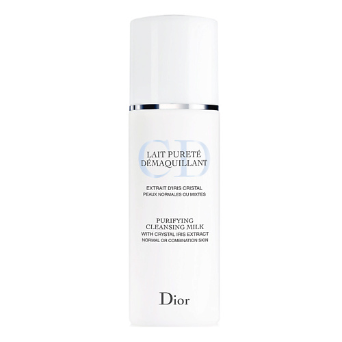фото Dior очищающее молочко для снятия макияжа с экстрактом хрустального ириса lait purete demaquillant