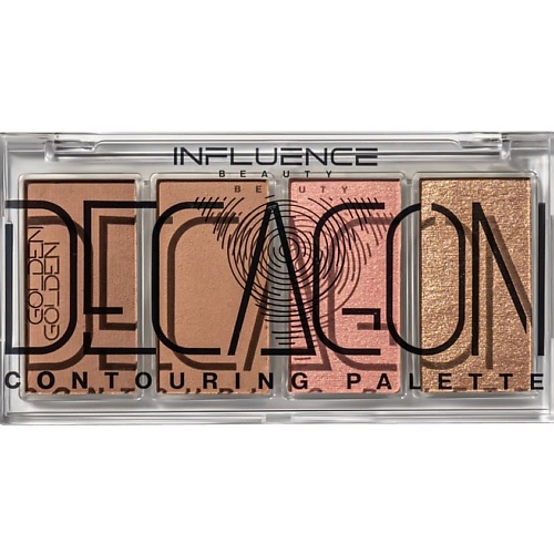 INFLUENCE BEAUTY Палетка контуринга GOLDEN DECAGON со схемой золотого сечения