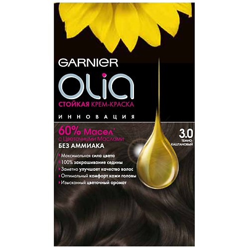 

GARNIER Стойкая крем-краска для волос "Olia" без аммиака