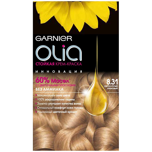 

GARNIER Стойкая крем-краска для волос "Olia" без аммиака