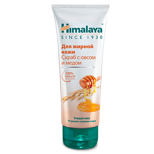 HIMALAYA SINCE 1930 Скраб для лица для жирной кожи с овсом и медом Oatmeal  Honey Scrub