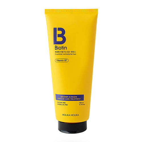 HOLIKA HOLIKA Маска-кондиционер для волос Biotin Damage Care Treatment