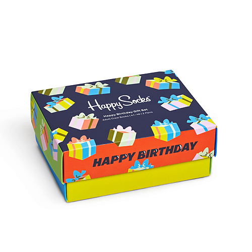 

HAPPY SOCKS Набор носков Happy Socks Happy Birthday 2 пары