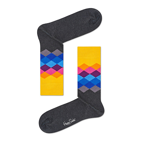 

HAPPY SOCKS Носки Faded Diamond 9005