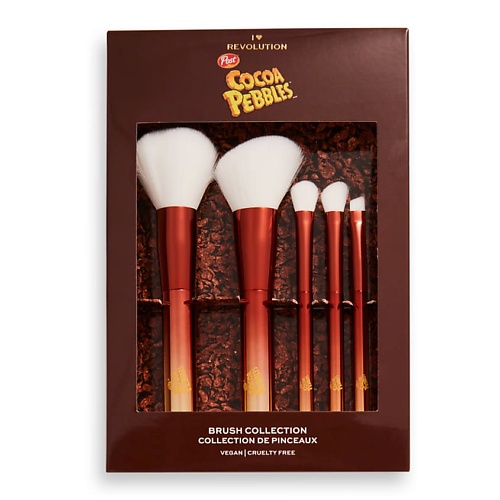 

I HEART MAKEUP Набор косметических кистей COCOA PEBBLES