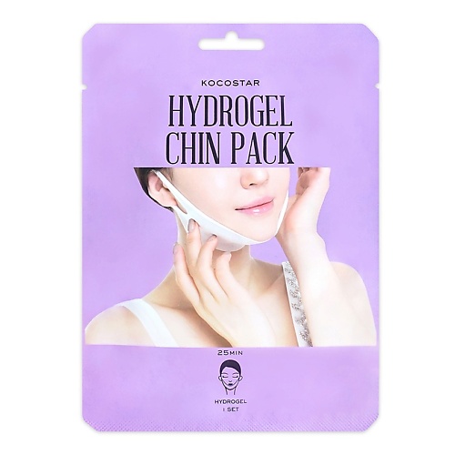 KOCOSTAR Гидрогелевая лифтинг-маска для подбородка Hydrogel Chin Patch