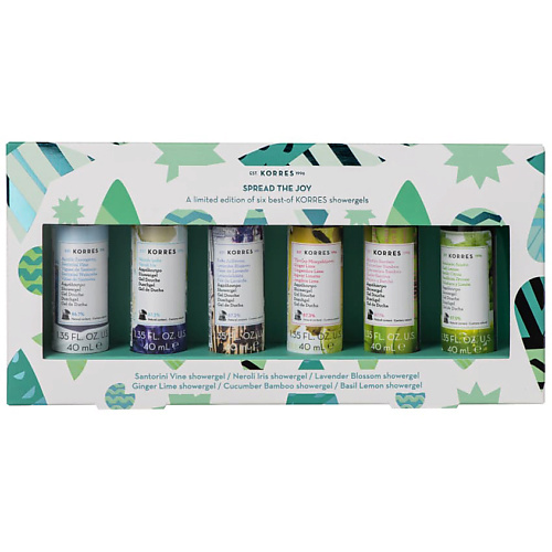 KORRES Набор THE BEST-OF SHOWERGELS COLLECTION