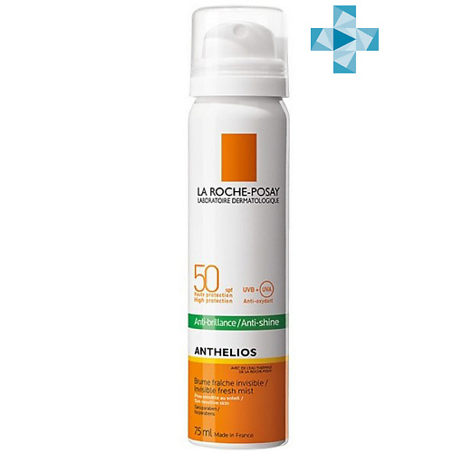 LA ROCHE-POSAY Anthelios Солнцезащитный матирующий спрей-вуаль для лица SPF 50/PPD 27