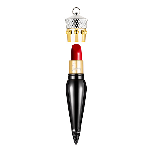 фото Christian louboutin beauty помада для губ с атласным блеском silky satin, оттенок rouge louboutin