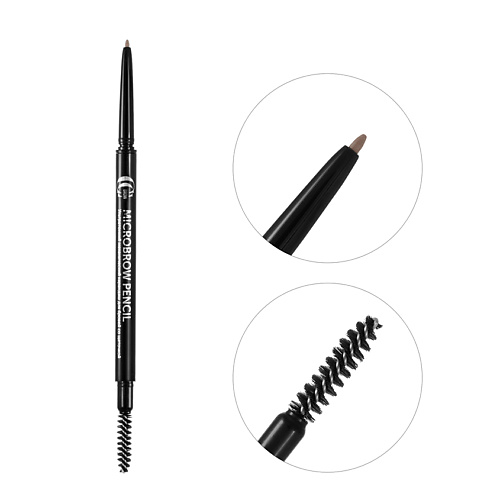 фото Lucas карандаш для бровей механический со щеточкой micro brow pencil cc brow