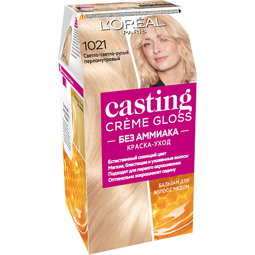 LOREAL PARIS Стойкая краска-уход для волос Casting Creme Gloss без аммиака