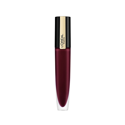 Помада LORÉAL PARIS Тинт для губ жидкий матовый Rouge Signature, с металлическим эффектом L'Oreal