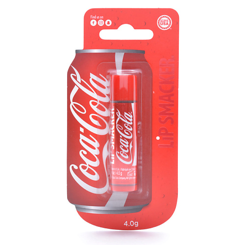 

LIP SMACKER Бальзам для губ с ароматом Coca-Cola, Бальзам для губ с ароматом Coca-Cola