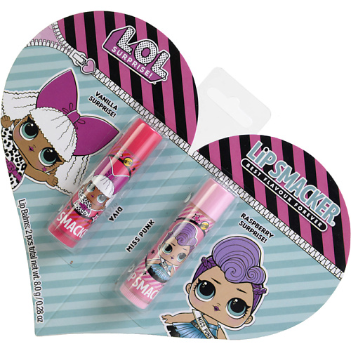 фото Lip smacker набор бальзамов l.o.l. surprise! bestfriendsforever: diva miss punk