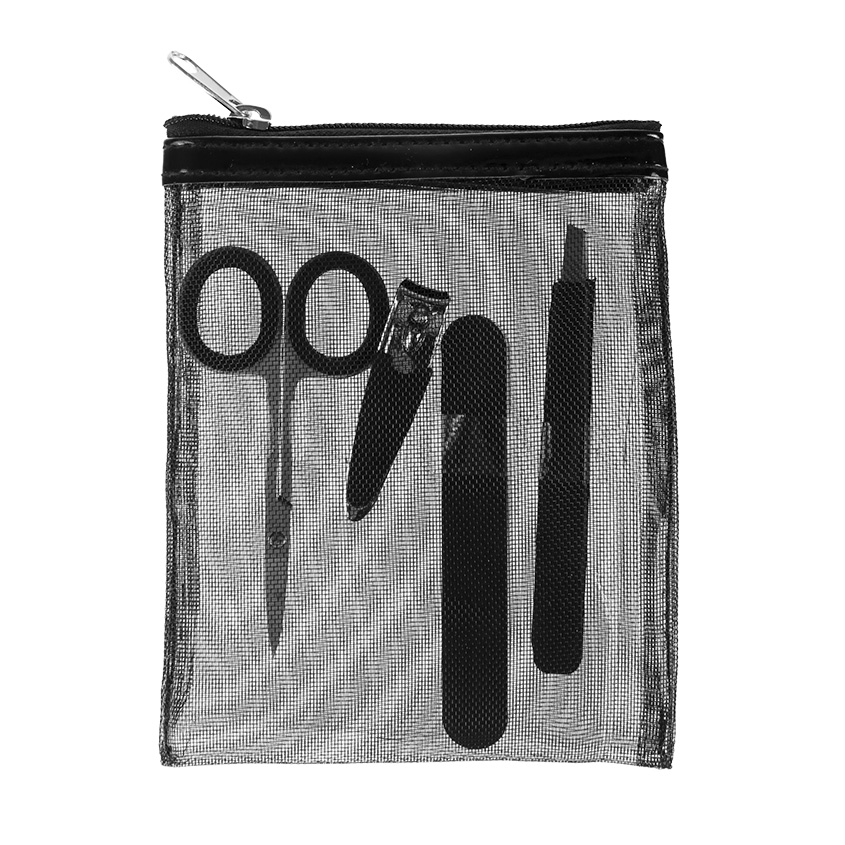 Изображение товара Набор для маникюра и педикюра Black с сумочкой для женщин