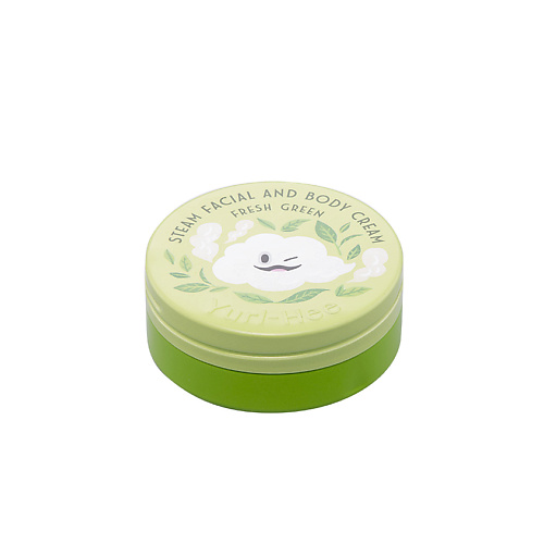 YURL-HEE Увлажняющий стим крем для лица и тела c ароматом зеленого чая