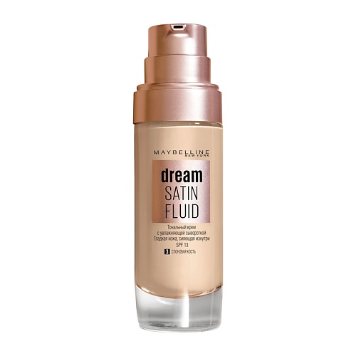 

MAYBELLINE NEW YORK Тональный крем-флюид для лица "Dream Satin Fluid", Тональный крем-флюид для лица "Dream Satin Fluid"