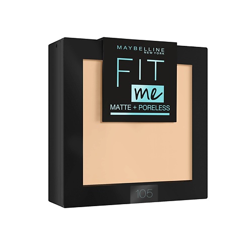 MAYBELLINE NEW YORK Пудра для лица Fit Me, матирующая, скрывающая поры