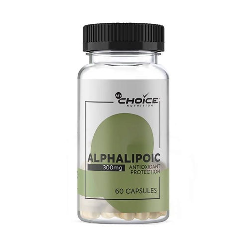 БАДы тонизирующие и общеукрепляющие MYCHOICE NUTRITION Добавка Alpha-lipoic Acid (АЛК – альфа-липоевая кислота)