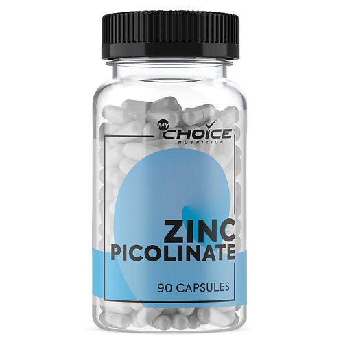 MYCHOICE NUTRITION Добавка Zinc Picolinate (Пиколинат цинка) now цинка пиколинат 530 мг