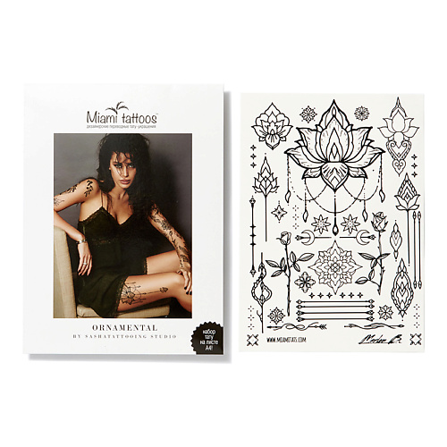 

MIAMI TATTOOS Переводные тату Ornamental by SashaTattooing Studio_Black Tattoo, Переводные тату Ornamental by SashaTattooing Studio_Black Tattoo