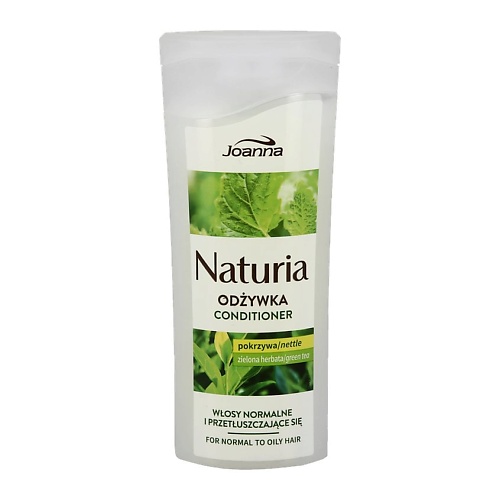 фото Joanna кондиционер для волос naturia крапива и зеленый чай (для нормальных и жирных волос)
