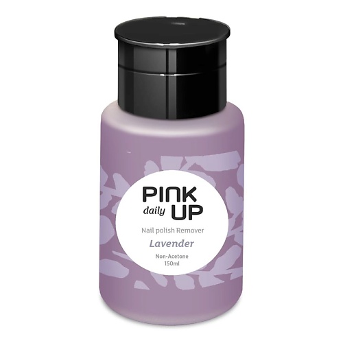 Жидкости для снятия лака PINK UP Жидкость для снятия лака DAILY с помпой без ацетона