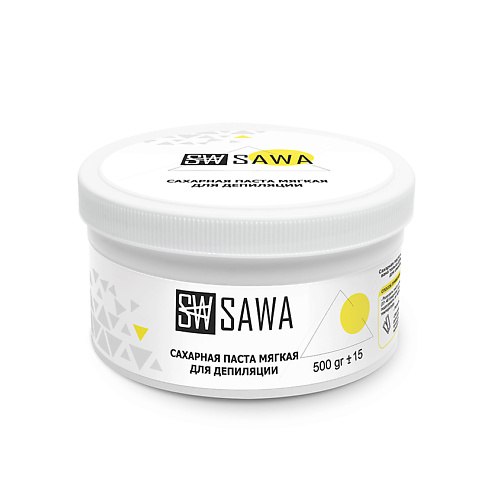 SAWA Паста для шугаринга мягкая гипоаллергенная 500 sawa паста для шугаринга мягкая гипоаллергенная 500