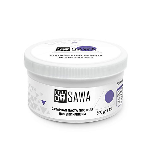 SAWA Паста для шугаринга плотная гипоаллергенная 500 sawa паста для шугаринга бандажная гипоаллергенная 500