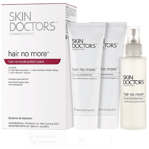 SKIN DOCTORS набор для удаления и замедления роста волос Hair No More Pack MPL006973
