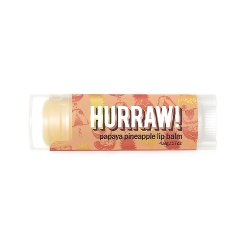 

HURRAW! Бальзам для губ Папайя, ананас Papaya Pineapple Lip Balm