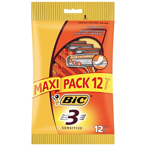 

BIC Бритва мужская одноразовая, 3 Sensitive