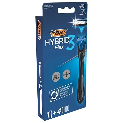 

BIC Бритва мужская, Hybrid 3 Flex