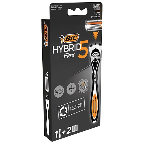 BIC Бритва мужская, Hybrid 5 Flex MPL013382