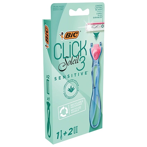 BIC Бритва женская, Click 3 Soleil Sensitive MPL013389