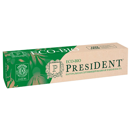 

PRESIDENT Зубная паста PRESIDENT Eco-Bio