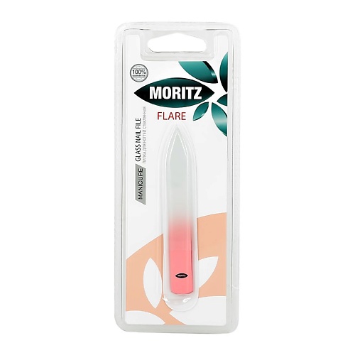 MORITZ Пилка для ногтей стеклянная moritz пилка для ногтей двусторонняя с сапфировым напылением ная 17 см