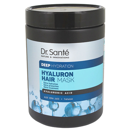 DR.SANTE Маска для волос Глубокое Увлажнение и восстановление с ГИАЛУРОНОВОЙ КИСЛОТОЙ и АЛОЭ ВЕРА