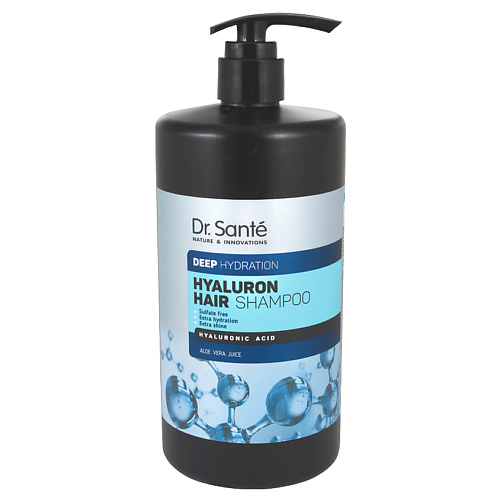 

DR.SANTE Шампунь безсульфатный для волос Глубокое Увлажнение с ГИАЛУРОНОВОЙ КИСЛОТОЙ и АЛОЭ ВЕРА