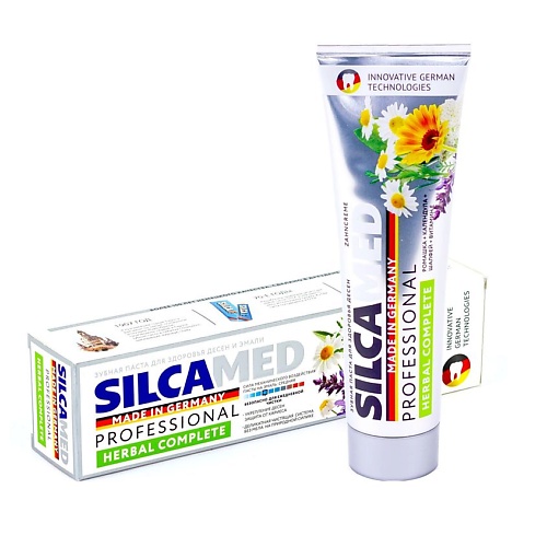SILCAMED Зубная паста Herbal Complete Укрепление десен и защита от кариеса MPL024486