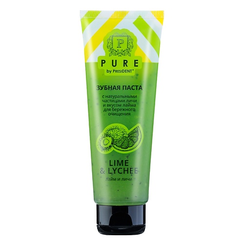 

PURE BY PRESIDENT Зубная паста Лайм и личи