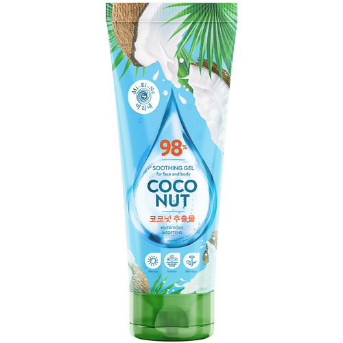 фото Mi-ri-ne смягчающий гель для лица и тела coconut