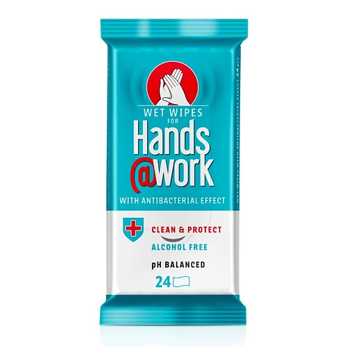 

HANDS@WORK Влажные салфетки с антибактериальным эффектом