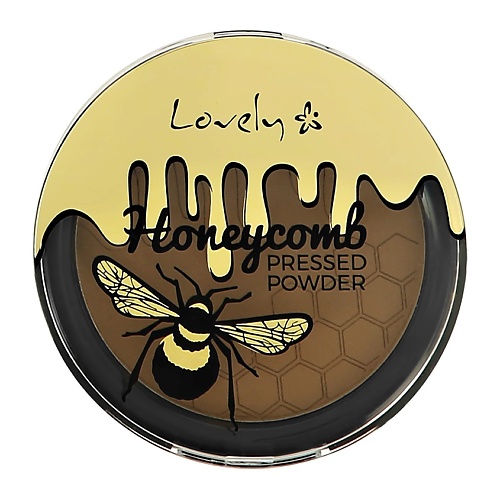 LOVELY Пудра для лица компактная HONEY BEE