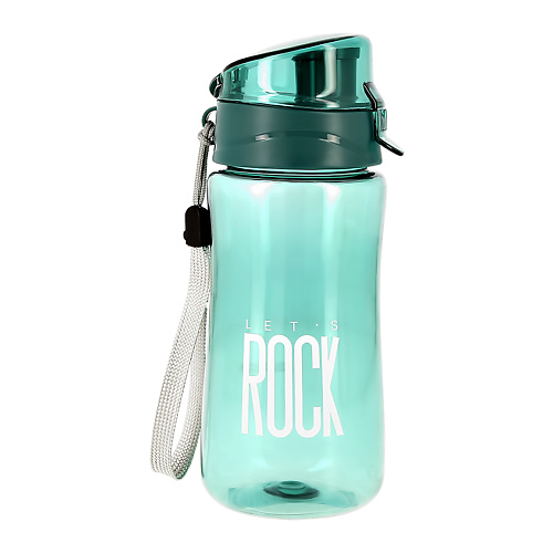 FUN Бутылка для воды LETS ROCK Green touch бутылка для воды с кристаллом обсидиан elixir