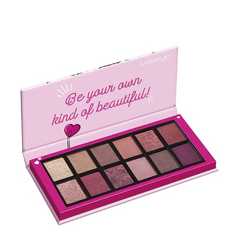 

MISSLYN Палетка теней для век 12 оттенков Matt x Metallic