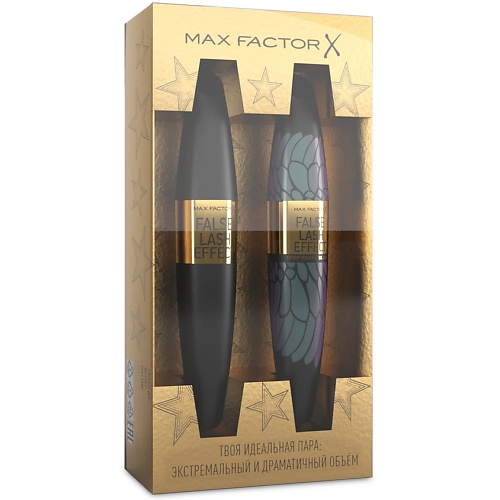 MAX FACTOR Подарочный набор Тушь для ресниц False Lash Effect, Тон Black + Тушь Для Ресниц False Lash Effect, Тон Raven Black max factor тушь для ресниц lash crown