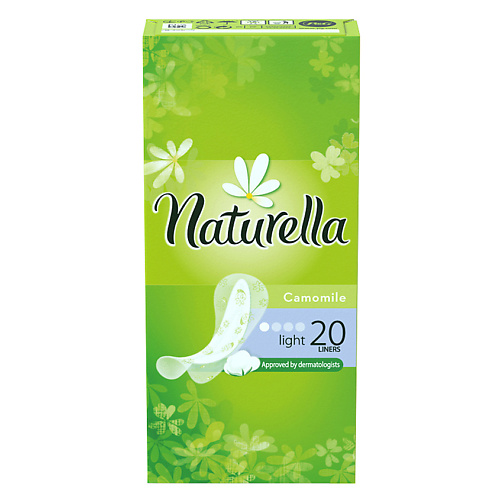 NATURELLA Женские гигиенические прокладки на каждый день Camomile Light Single