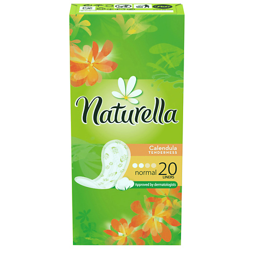 

NATURELLA Женские гигиенические прокладки на каждый день Calendula Tenderness Normal (с ароматом календулы) Single, Женские гигиенические прокладки на каждый день Calendula Tenderness Normal (с ароматом календулы) Single