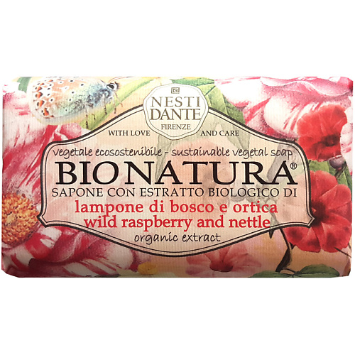 NESTI DANTE Мыло BIONATURA Wild Raspberry & Nettle